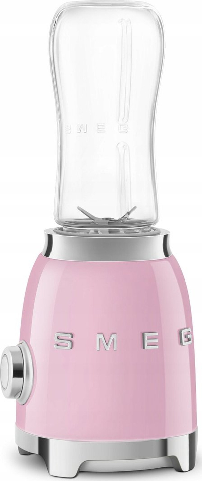 Blender personal Smeg PBF01PKEU, 300W, 600ml, rozë