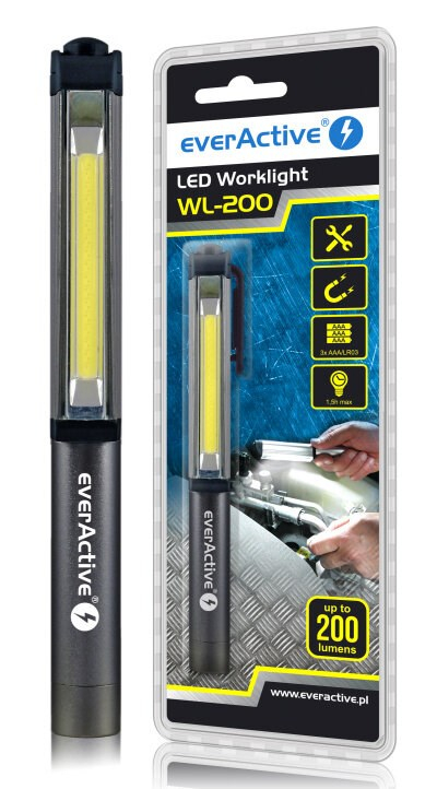 Llambë pune LED EverActive WL-200, portative, ergonomike