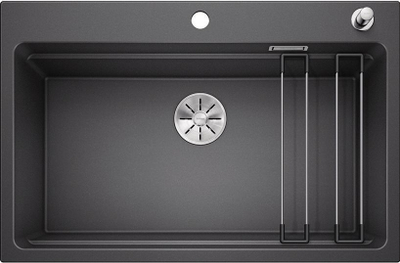 Lavaman kuzhine Blanco Etagon 8 Silgranit, njëtas, me kullues automatik InFino, anthracite