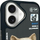 Mbulesë telefoni Nimmy Cool and Cute 2.0 Dog për iPhone 16 6.1", e zezë