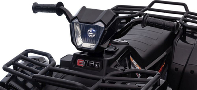 Katërçikël elektrik për fëmijë Lean Cars JC915, 12V, LED, i zi