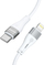 Kabllo karikimi Wozinsky WSTCL1, Lightning në USB-C, 27W PD, 1 m, e bardhë