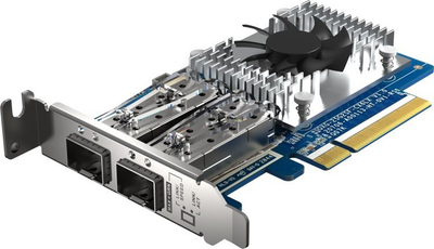 Kartë rrjeti QNAP QXG-25G2SF-CX6, 25GbE, PCIe Gen4, me 2 porta SFP28