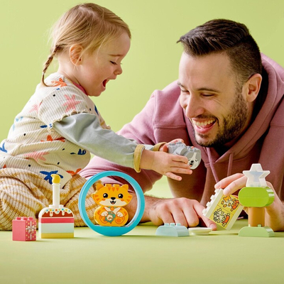 Set lodër LEGO® DUPLO® 10977 My first puppy and kitten making sounds, 22 pjesë