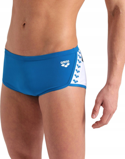 Rroba banjo çunash Arena Planet Swim Low Waist 80, MaxLife Eco, që s’i bën dot gjë klori, blu me të bardhë