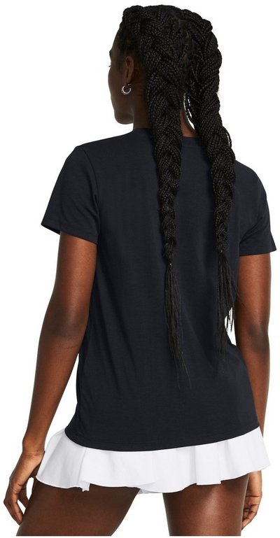 Bluza Under Armour Rival Core SS W, pambuk me elastan, e zezë