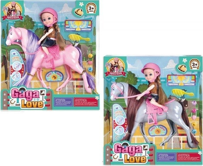 Lodër kukull me kal Trifox Doll on a horse, me aksesorë, për fëmijë, MIX