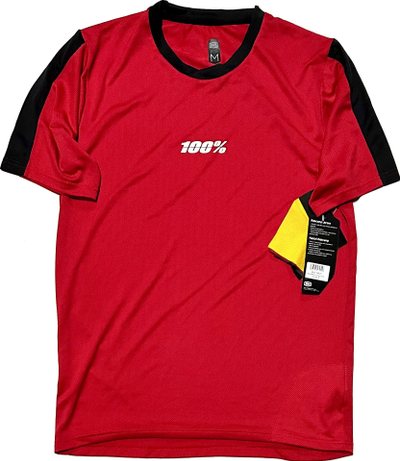 Bluzë çiklizmi 100% Ridecamp Jersey, poliestër, e ajrosme, madhësia M