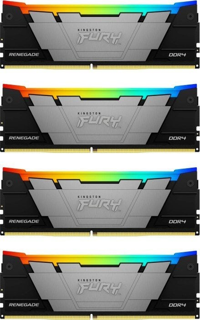 Memorie RAM Kingston Fury Renegade RGB, DDR4, 32GB 3600MHz CL16, e zezë