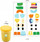 Set plasteline Djeco Myanimodels, për fëmijë 18m+, me pjesë druri, shumëngjyrësh