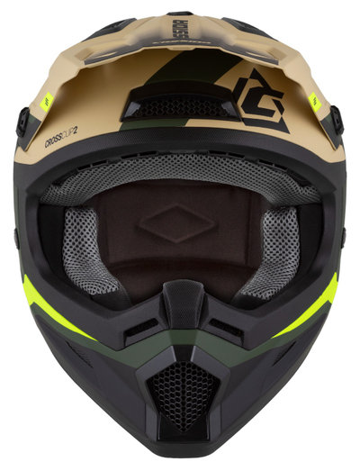 Helmetë krosi Cassida Cross Cup 2 Napa, polikarbonat, ECE 22.06, shumëngjyrëshe mat