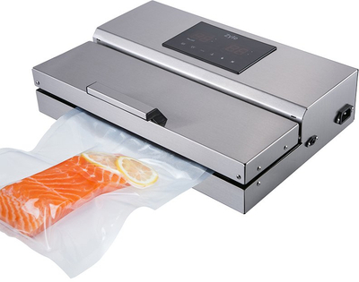 Mbyllës vakumi Zyle ZY960VC, inox, funksion automatik, argjendtë