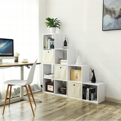 Raft librash Oskar Bookshelf LBC10WTV1, 130cm, 6 ndarje, i bardhë