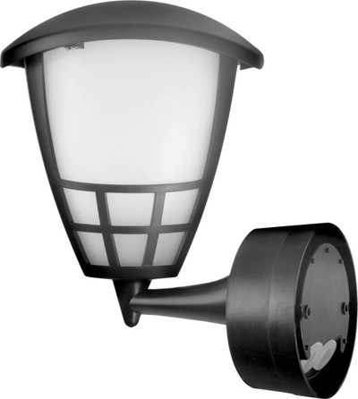 Llambë murale me sensor Maclean MCE518 GR, 1xE27 60W, IP65, gri