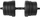 Set hantelash Spokey Pondus 30 SPK-944225, 30 kg, pllaka çimentoje, i zi
