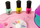 Set manikyr për fëmijë Lean Sport Nail Painting, llakë me shkëlqim, ngjitëse dekorative, llambë lodër