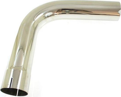 Tub shkarkimi TurboWorks Exhaust, slip-on inox, 2.75", 61cm, 90°