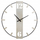 Orë muri Silvery Wall Clock, metal, 61 cm, ngjyrë argjendi