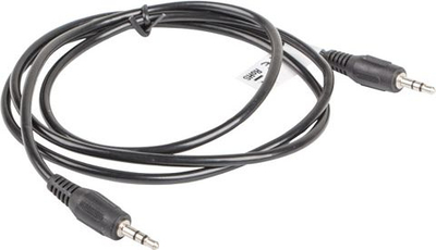 Kabllo audio Lanberg CA-MJMJ-10CC-0020-BK, Jack 3.5mm me Jack 3.5mm, 2 metra, e zezë