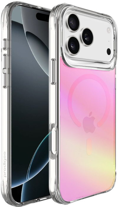 Mbulesë Prodigee Glow për iPhone 17 Pro, dy shtresa, MagSafe, transparente
