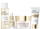 Set kujdesi për lëkurë të thatë Anne Moller Livingoldâge, vaj pastrues 60 ml + krem dite me SPF 15 50 ml + serum për fytyrë 5 ml + krem nate 15 ml