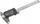 Kalibër dixhital Rockforce, 0–125 mm, ekran LCD, çelik inox