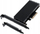 Adapter i brendshëm GRAUGEAR G-M2PCI01, PCIe në M.2, për SSD, i zi