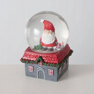 Glob bore dekorativ Monti House, 10 cm, polirezina dhe akrilik, shumëngjyrësh