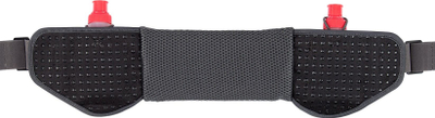 Rrip vrapimi Avento Running Belt, me 2 shishe uji, xhep me zinxhir, gri me rozë fosforeshente
