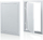 Panel inspektimi plastik ABS, 250x300mm, për mur, i bardhë
