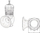 Valvul blow off TurboWorks RF, e rregullueshme, universale, e zezë