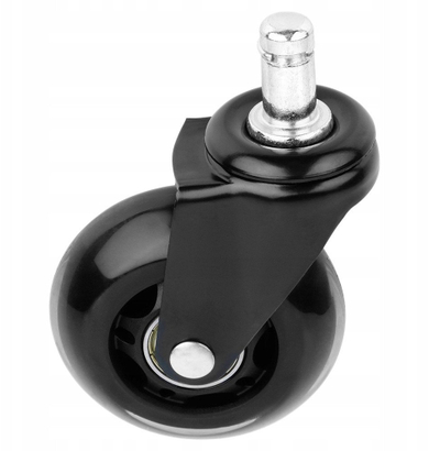 Rrota zyre Vilde prej gome për karrige, 6.3 cm, kunj 10 mm, set 5 copë