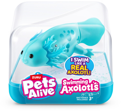 Играчка за вода Pets Alive Swimming Axolotl, плива во вода, за деца 3+, мешана боја