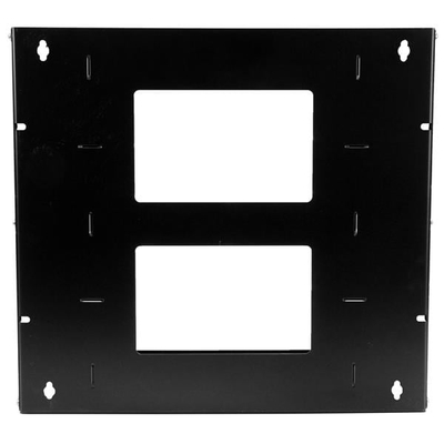 Raft serverash muri StarTech 8U, me raft të brendshëm 12", çelik i fortë, i zi