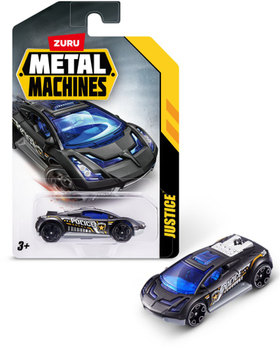 Lodër veturë metalike Roger Metal Machines S1 6708, die cast, për fëmijë 3+, shumëngjyrëshe