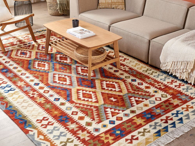 Tapet Oshakan Rug, kilim leshi, 200 x 300 cm, shumëngjyrësh
