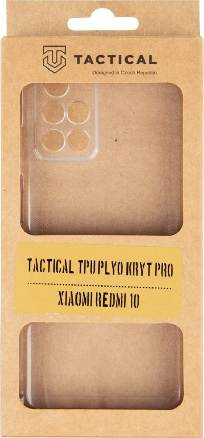 Këllëf telefoni Tactical TPU Plyo për Xiaomi Redmi 10 2022, mbrojtje qoshe, transparent