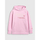 Bluzë me kapuç për goca 4F 4FJRAW25TSWSF2429, oversize, pambuk, rozë