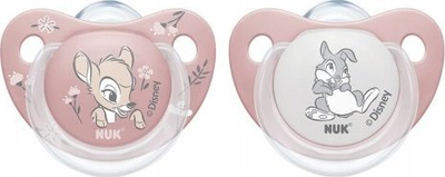 Biberon NUK Disney Trendline, silikon, set 2 copë, rozë
