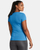 Bluzë sportive Under Armour HeatGear Armour, me mëngë të shkurtra, madhësia S, blu Viral e zezë