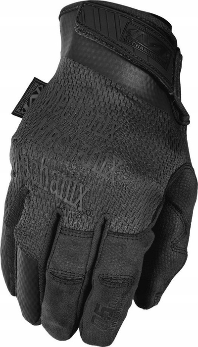 Doreza taktike Mechanix Wear AX Suede, me rrip ngjitës te kyçi, ngjyrë e zezë