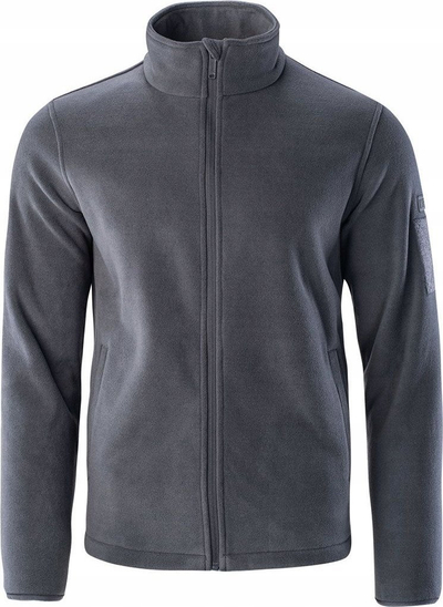 Bluzë Magnum Essential Fleece Sweatshirt M, poliester, me zinxhir, gri