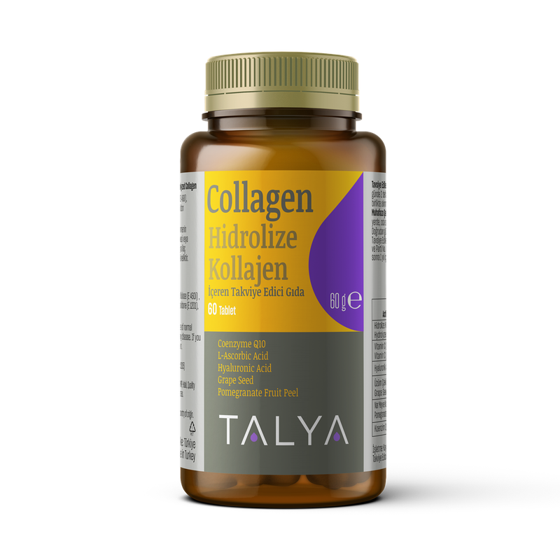 TALYA Herbal Hydrolyzed Collagen Complex, 60 kapsula