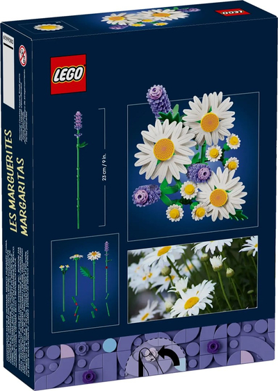 Set LEGO Botanicals Daisies Flower Decor 11508, 133 pjesë, mbi 9 vjeç, shumëngjyrësh