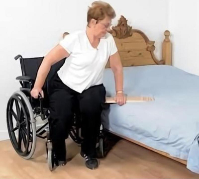 Tabelë transferimi plastike, 71 x 21 cm, kapacitet 110 kg, e bardhë