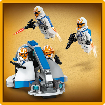 Set ndërtimi LEGO Star Wars 75359, 332nd Ahsoka's Clone Trooper Battle Pack, 4 minifigura, shumëngjyrësh