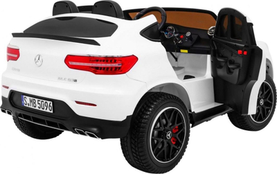 Makina elektrike për fëmijë Mercedes GLC 63S, 12V, 2 ulëse, e bardhë