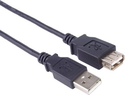 Kabllo USB PremiumCord USB A në USB A, 5 m, USB 2.0, e zezë