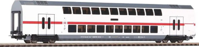 Vagon model PIKO Hobby DBAG IC 58802, shkallë HO 1:100, dykatësh, i bardhë