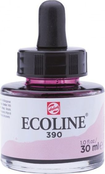 Bojë akuarele Talens Ecoline 390, 30 ml, me pikatore, rozë pastel